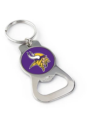 Minnesota Vikings Bottle Opener Keychain - Purple
