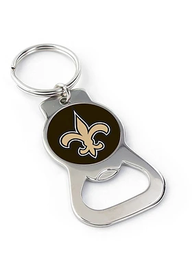 New Orleans Saints Bottle Opener Keychain - Gold