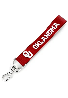 Oklahoma Sooners Deluxe Wristlet Keychain - Crimson