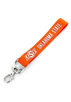Oklahoma State Cowboys Deluxe Wristlet Keychain - Orange