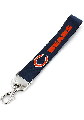 Chicago Bears Deluxe Wristlet Keychain - Navy Blue