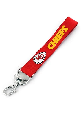 Kansas City Chiefs Deluxe Wristlet Keychain - Red