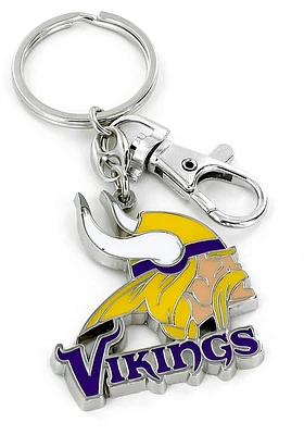 Minnesota Vikings Heavyweight Keychain - Purple