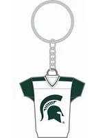 Michigan State Spartans Home and Away Jersey Keychain - Green