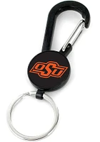 Oklahoma State Cowboys Metal Carabiner Keychain - Orange