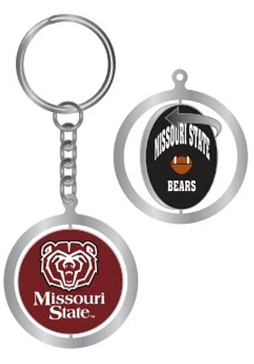Missouri State Bears Spinning Keychain - Maroon