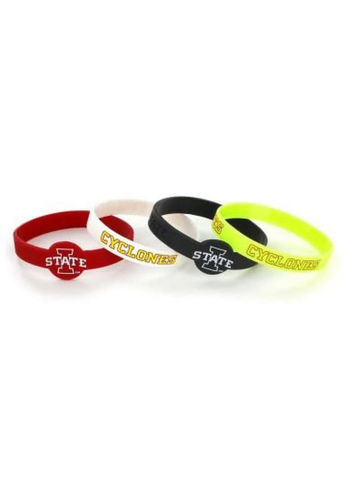 Iowa State Cyclones 4pk Kids Bracelet