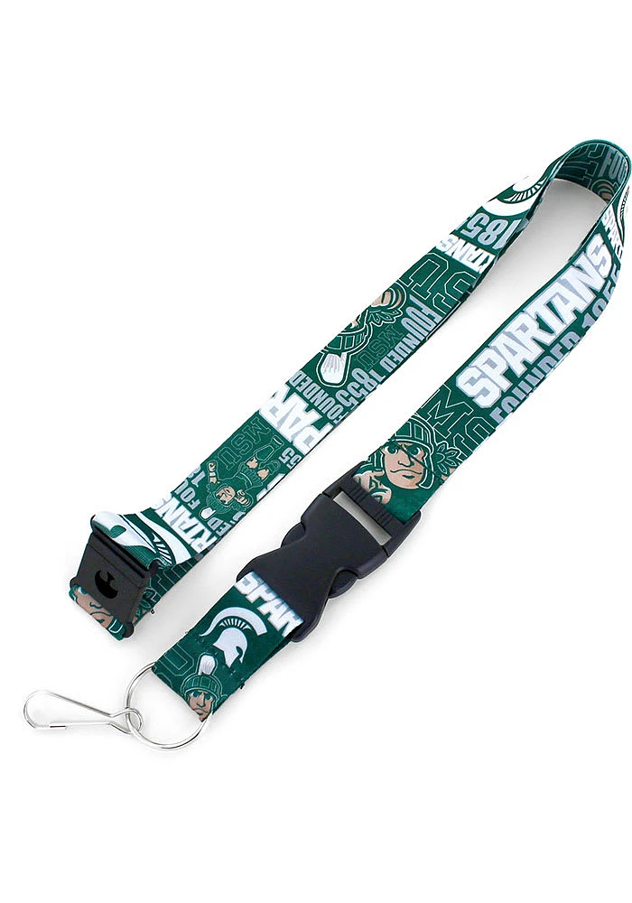Michigan State Spartans Dynamic Lanyard - Green