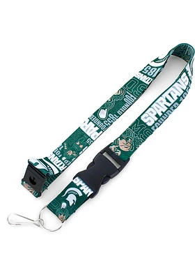 Michigan State Spartans Dynamic Lanyard - Green