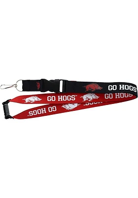 Arkansas Razorbacks Reversible Lanyard - Red