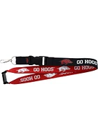 Arkansas Razorbacks Reversible Lanyard - Red