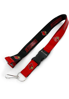 Louisville Cardinals Reversible Logo Lanyard - Red