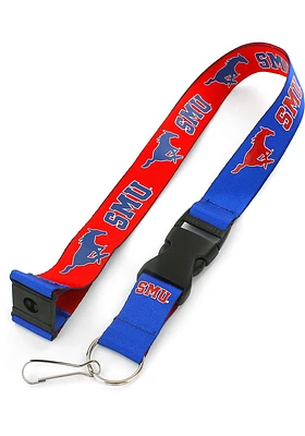 SMU Mustangs Reversible Lanyard - Red