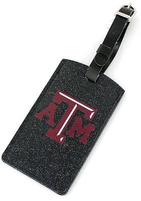 Texas A&M Aggies Maroon Glitter Luggage Tag