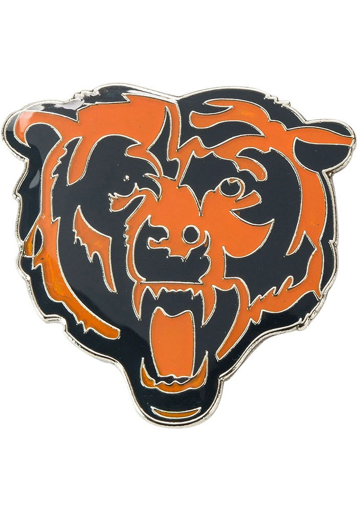 Chicago Bears Souvenir Mascot Team Logo Pin - Navy Blue