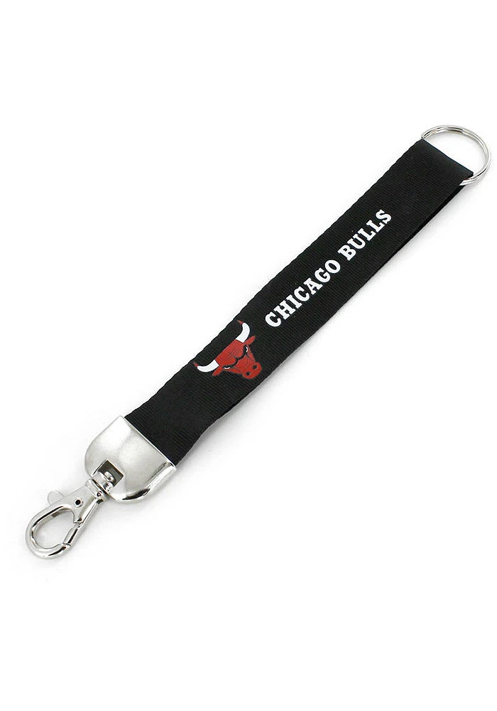 Chicago Bulls Deluxe Wristlet Keychain - Red