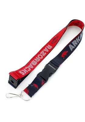 Arkansas Razorbacks Crossfade Lanyard - Red