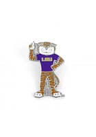 LSU Tigers Souvenir Mascot Graphic Pin - Purple
