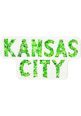 Kansas City floral watercolor design Stickers