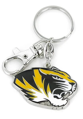 Missouri Tigers Heavyweight Keychain - Yellow