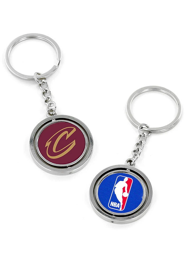 Cleveland Cavaliers Spinning Keychain - Maroon
