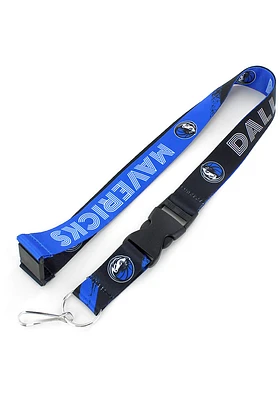 Dallas Mavericks Crossfade Lanyard - Navy Blue