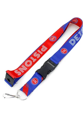 Detroit Pistons Crossfade Lanyard - Blue