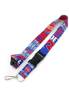 Detroit Pistons Dynamic Lanyard - Blue
