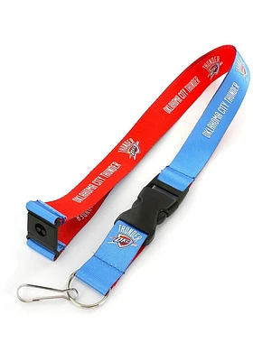 Oklahoma City Thunder Reversible Lanyard - Blue