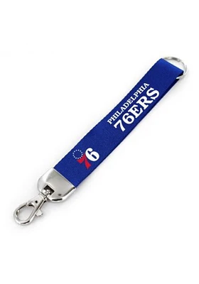 Philadelphia 76ers Deluxe Wristlet Keychain - Blue