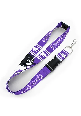 K-State Wildcats Mascot Lanyard - Purple