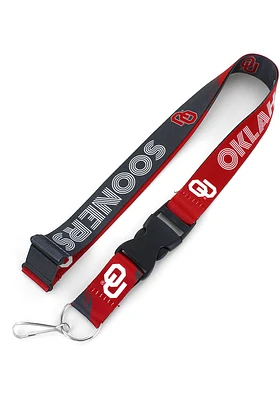 Oklahoma Sooners Crossfade Lanyard - Red