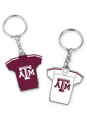 Texas A&M Aggies Reversible Jersey Keychain - Maroon