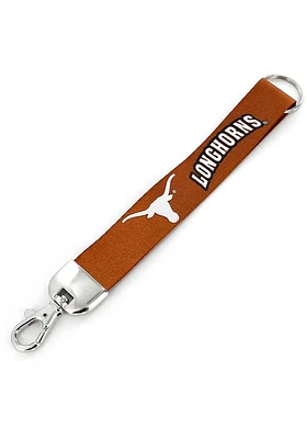 Texas Longhorns Deluxe Wristlet Keychain - Burnt Orange