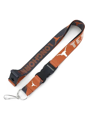 Texas Longhorns Crossfade Lanyard - Burnt Orange