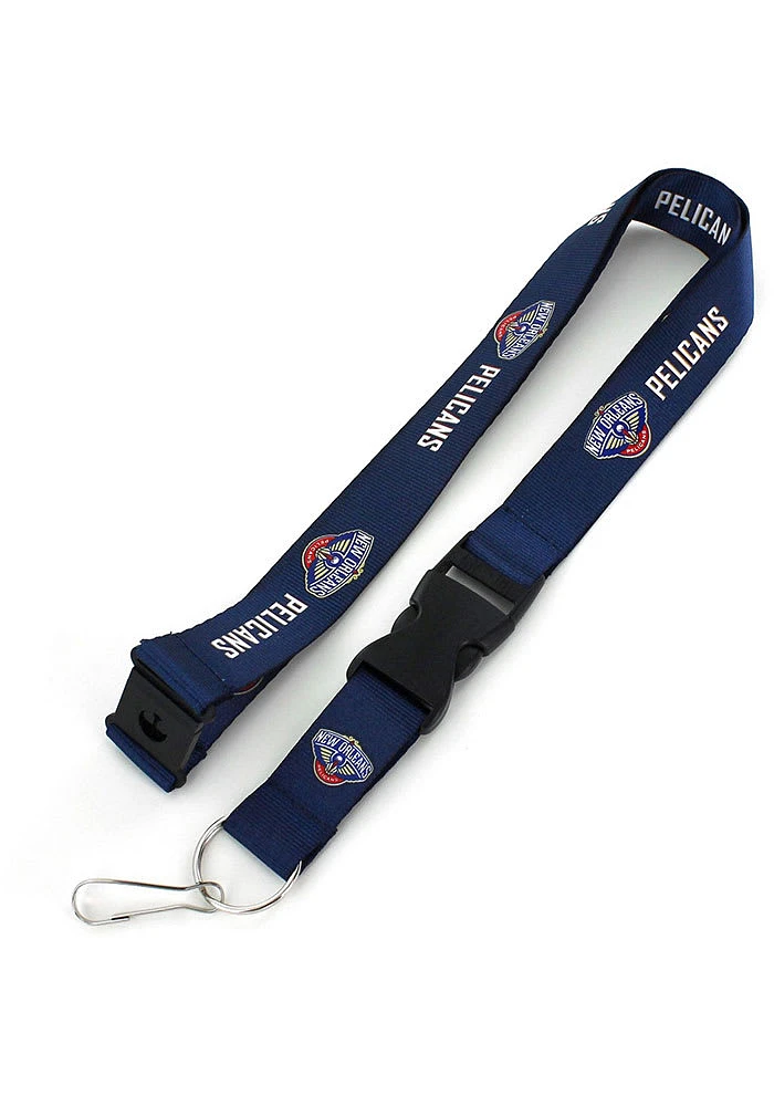 New Orleans Pelicans Blue Lanyard - Navy Blue
