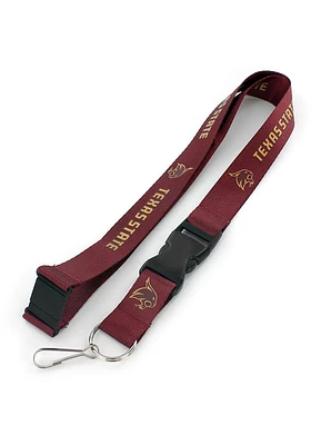Texas State Bobcats Maroon Lanyard - Maroon