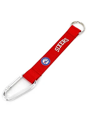 Philadelphia 76ers Carabiner Keychain