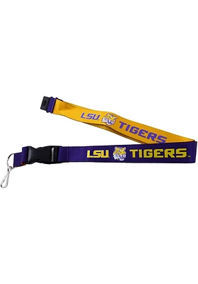 LSU Tigers Reversible Lanyard - Purple