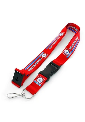 Philadelphia 76ers Red Buckle Lanyard - Red