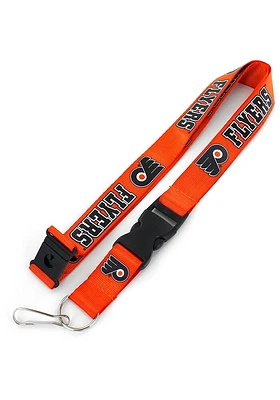 Philadelphia Flyers Orange Buckle Lanyard - Orange