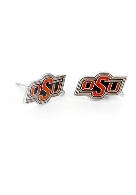 Oklahoma State Cowboys Post Logo Womens Earrings