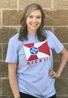 Wichita Grey Flag Short Sleeve T Shirt