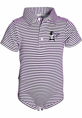 K-State Wildcats Baby Purple Carson Short Sleeve One Piece Polo