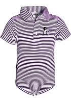 K-State Wildcats Baby Purple Carson Short Sleeve One Piece Polo