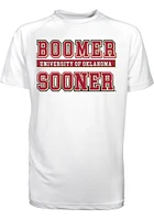 Oklahoma Sooners Youth White Kevin Short Sleeve T-Shirt