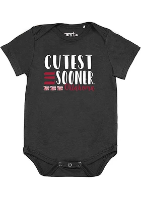 Oklahoma Sooners Baby Black Tommy 2PK One Piece