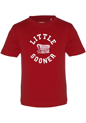Oklahoma Sooners Toddler Cardinal Toni Little Champ Short Sleeve T-Shirt