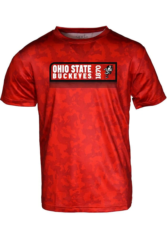 Ohio State Buckeyes Youth Red Winston Short Sleeve T-Shirt