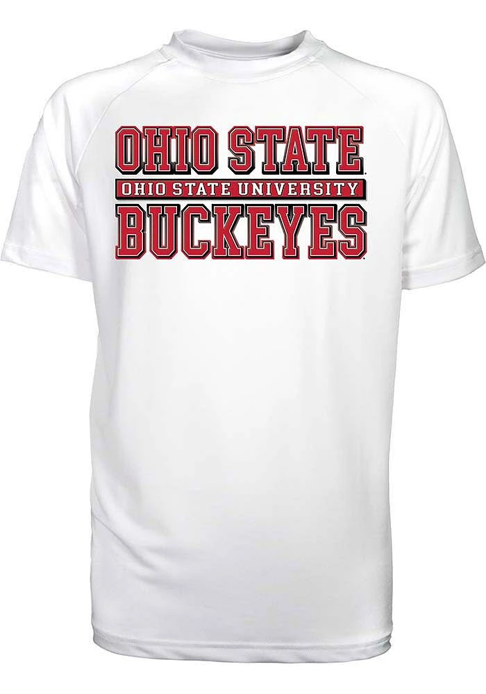 Ohio State Buckeyes Youth White Kevin Short Sleeve T-Shirt